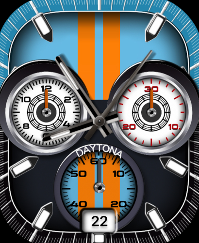 Chronix app screen with curated watch face collections
